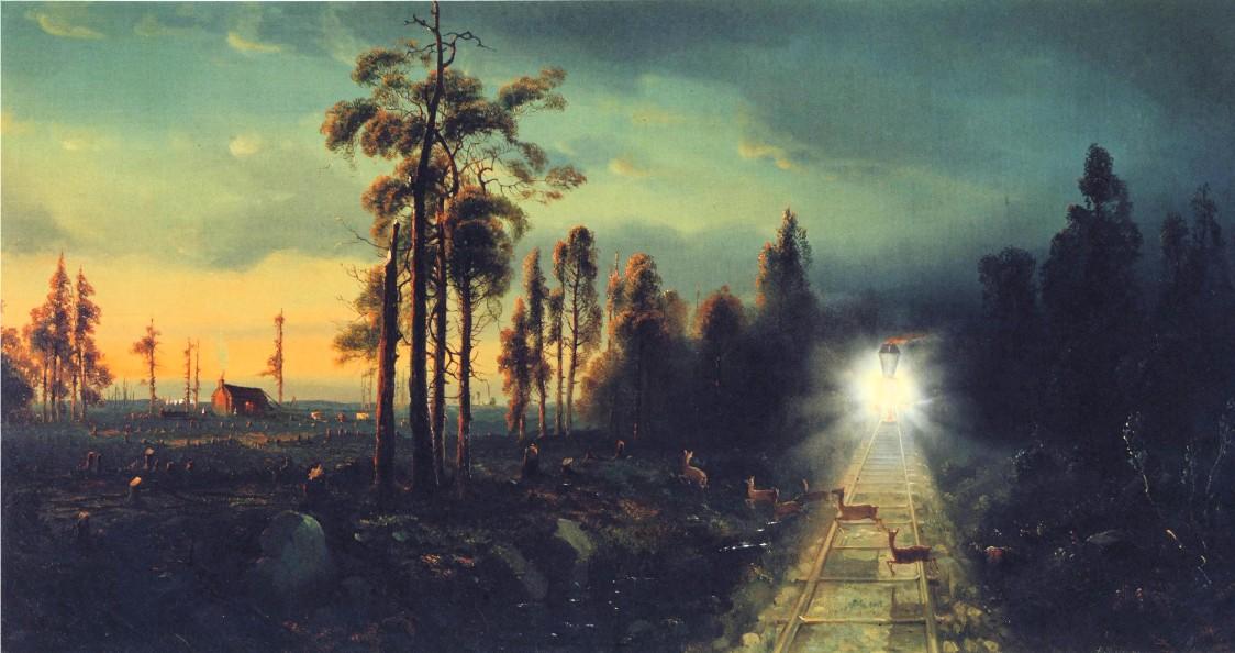 Westward The Star Of Empire Takes Its Way: Near Council Bluffs, Iowa — Andrew Melrose