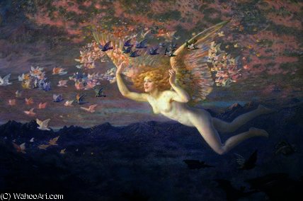On The Wings Of The Morning — Edward Robert Hughes