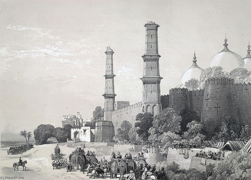 Entering His Palace In Lahore — James Duffield Harding