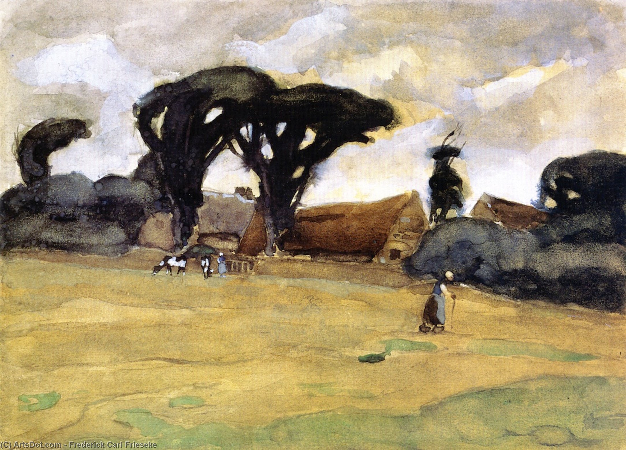 Dutch Landscape — Фредерик Карл Фрейске