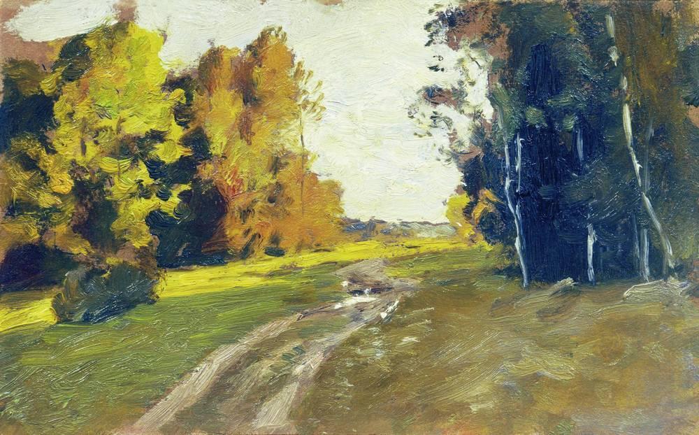 Autumn Evening. Trail In The Forest. — Isaak Ilyich Levitan