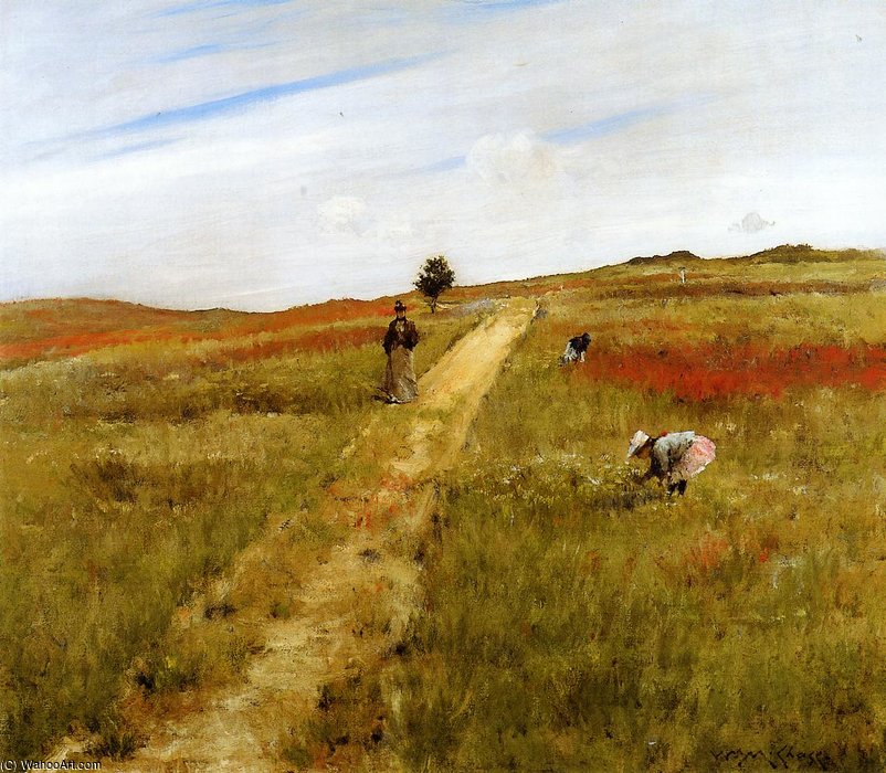 Shinnecock Hills Aka Shinnecock Hills Autumn — William Merritt Chase