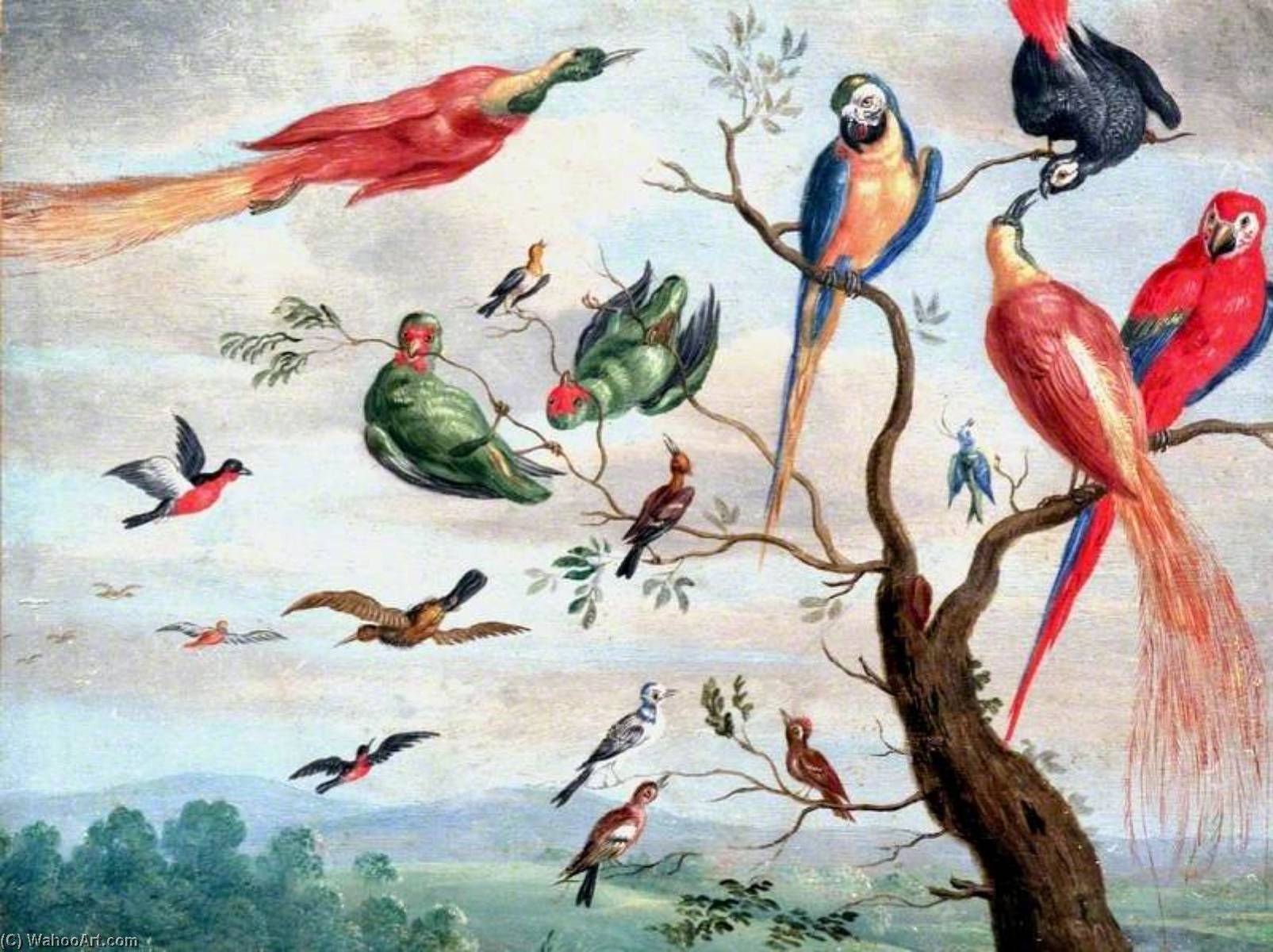 The Chorus Of Birds — Jan Van Kessel The Elder