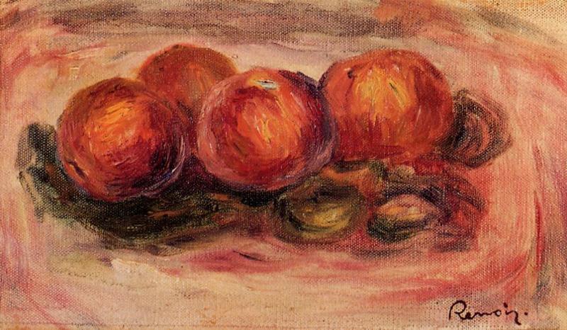 Peaches And Almonds — Pierre-auguste Renoir