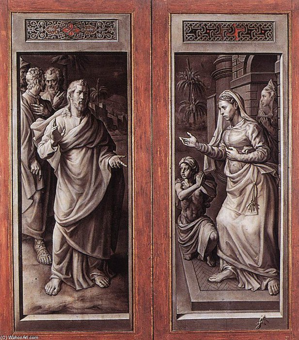 Triptych Of The Micault Family (closed) — Jan Cornelisz Vermeyen (jan Mayo)