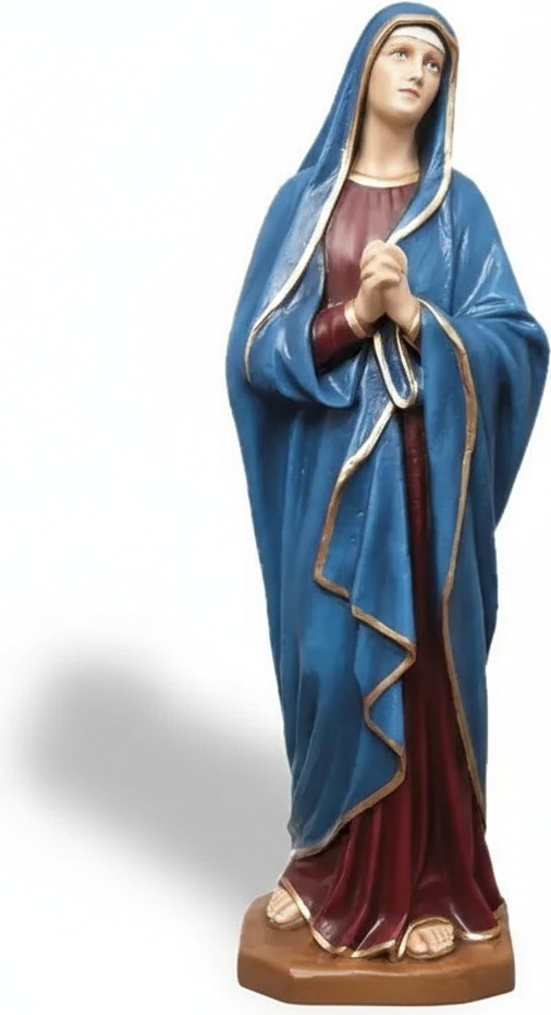 Resin Virgin Mary Statue - Western Religious Art