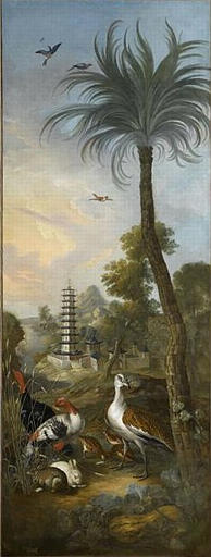 Paysage Avec Dindons, Outardes Et Lapins — Christophe Huet
