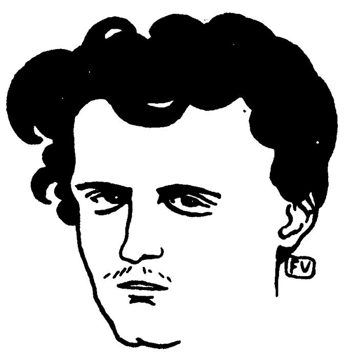 Portrait Of French Poet Le Comte De Lautréamont — Félix Vallotton
