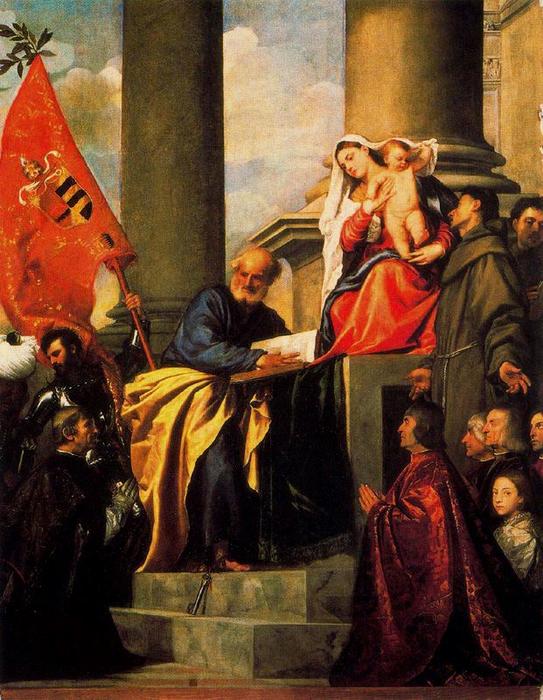 La Madonna De La Familia Pésaro — Antonio Allegri Da Correggio