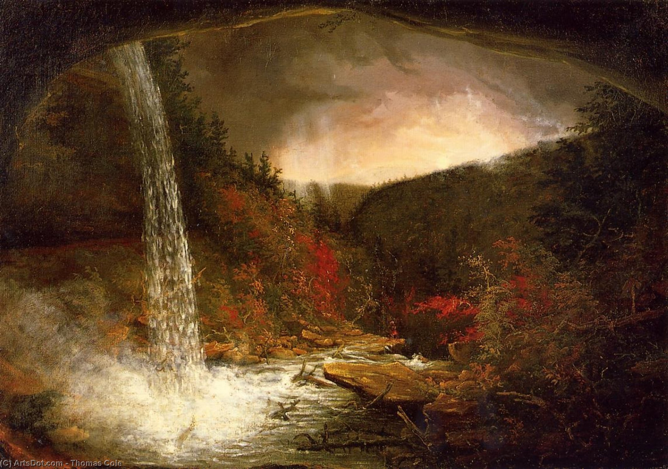 Kaaterskill Falls — トーマス・コール