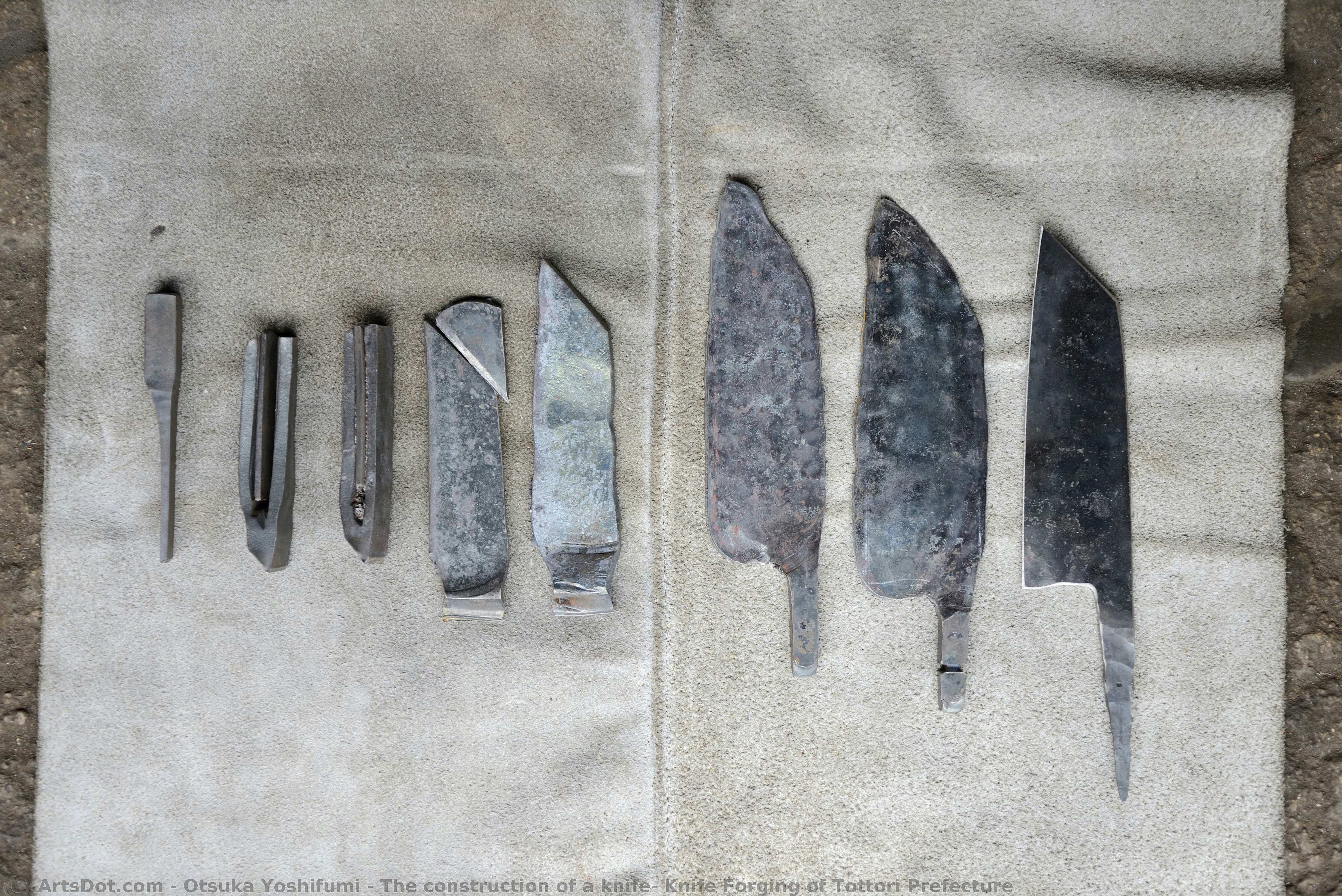 The Construction Of A Knife, Knife Forging Of Tottori Prefecture — Otsuka Yoshifumi