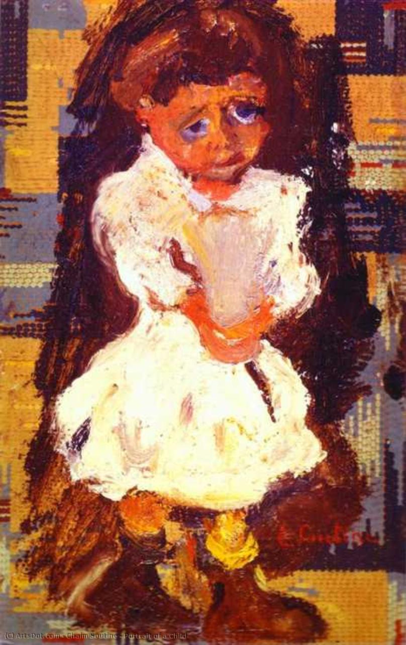 Portrait Of A Child — Хайм Сoutine