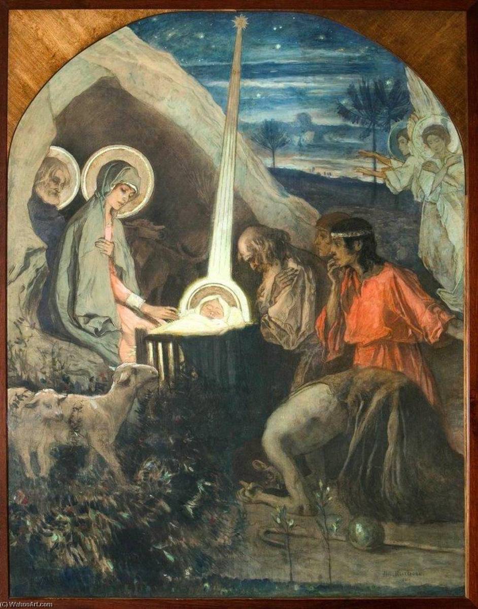 The Nativity — Mikhail Vasilevich Nesterov