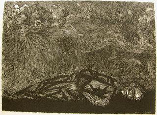 Death Of A Poet I — Antonio Frasconi