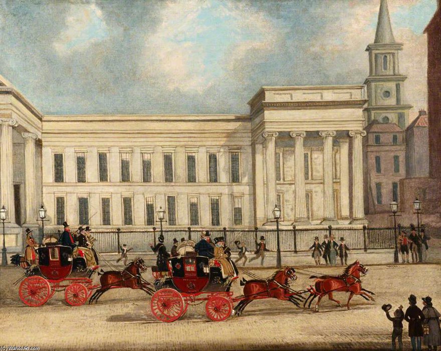The Royal Mail's Departure From The General Post Office — James Pollard