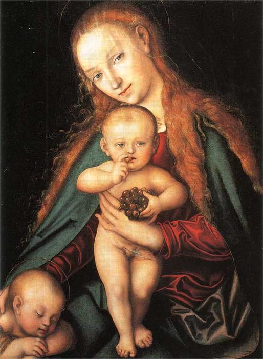 Madonna And Child — Lucas Cranach The Elder