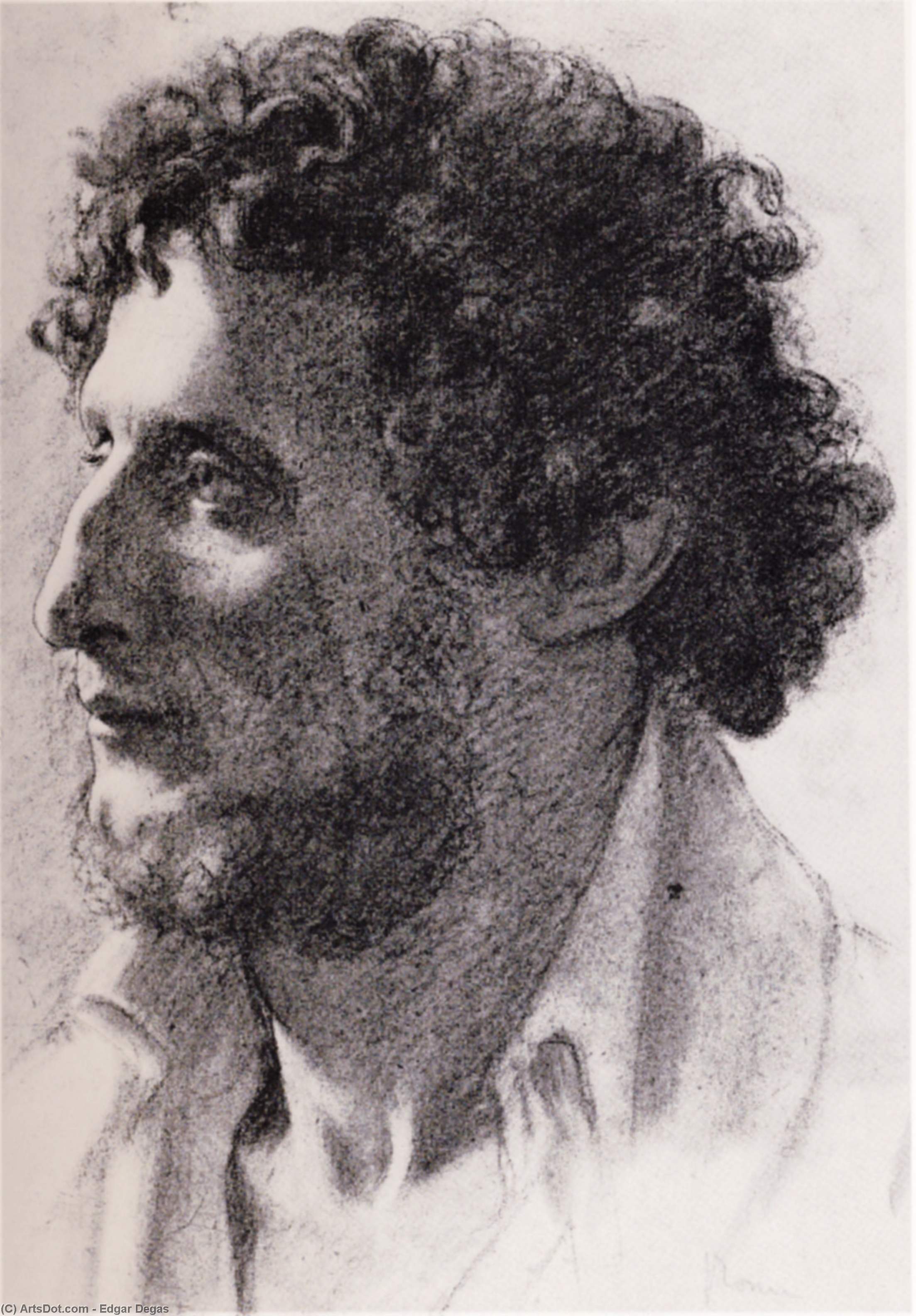 Portrait Of An Italian — Edgar Degas