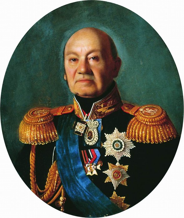 Portrait Of The Adjutant General Count Arseny Andreyevich Zakrevskogo — Sergey Konstantinovich Zaryanko