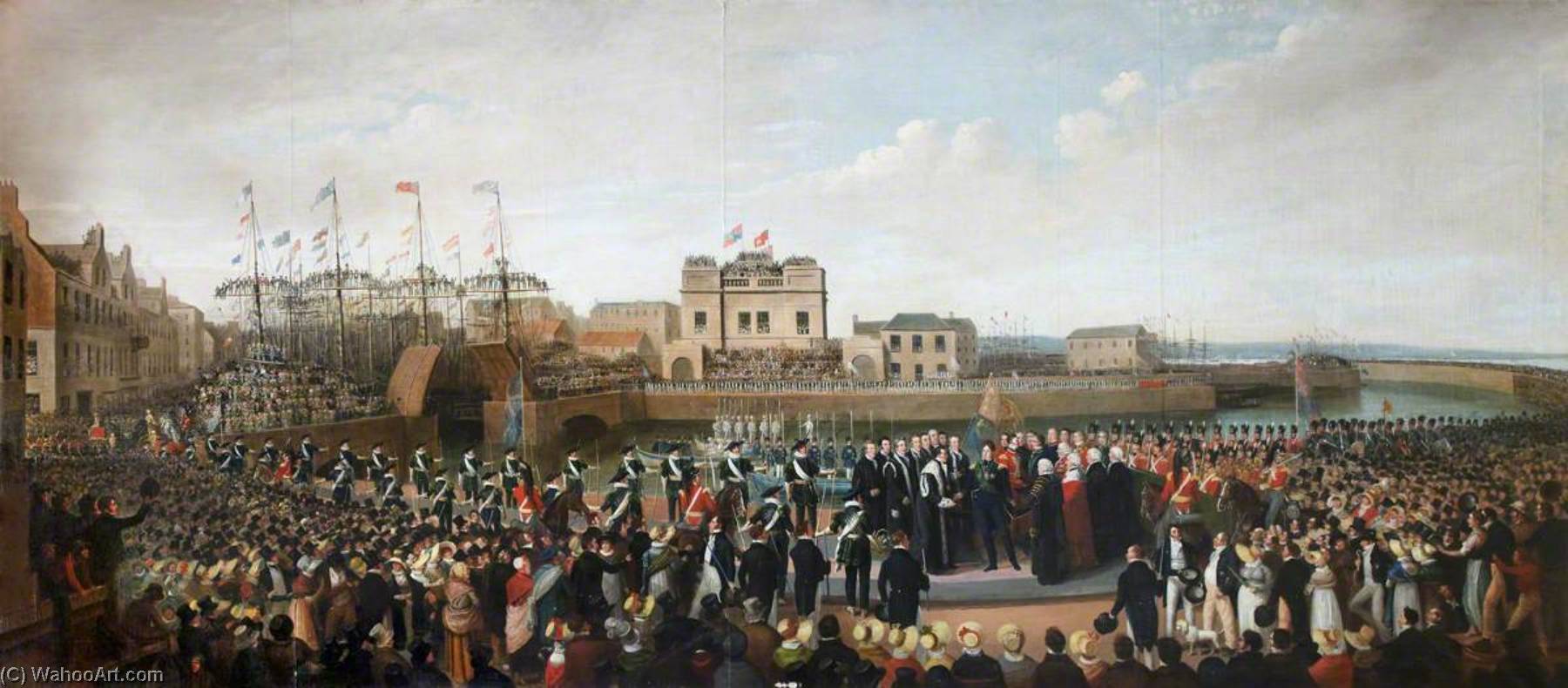 George Iv Landing At Leith, 1822 — Alexander Carse