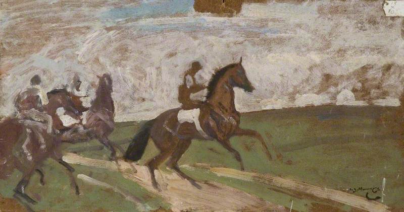 Going To The Start — Sir Alfred James Munnings