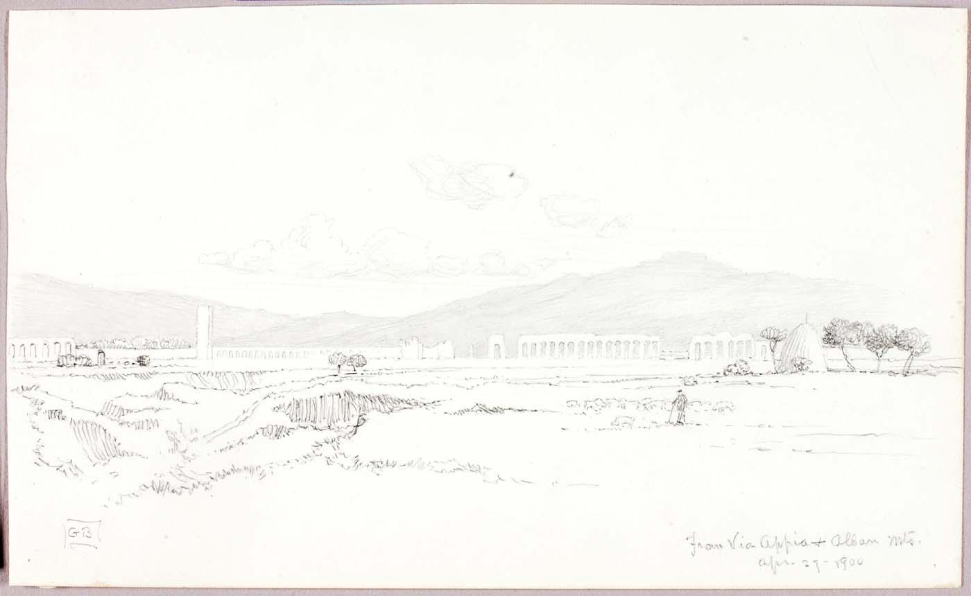 From Via Appia And Alban Mountains — George Elbert Burr
