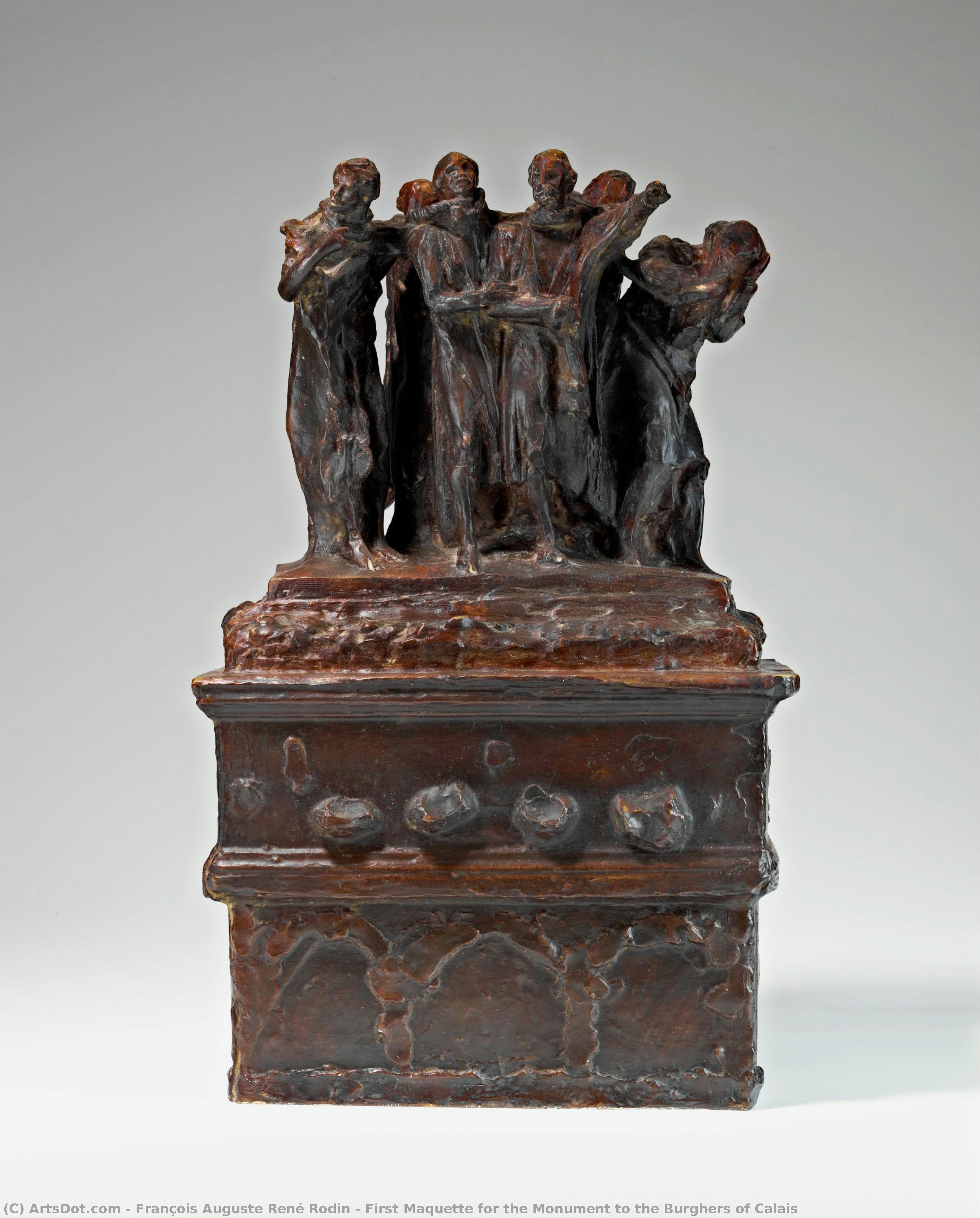 First Maquette For The Monument To The Burghers Of Calais — François Auguste René Rodin