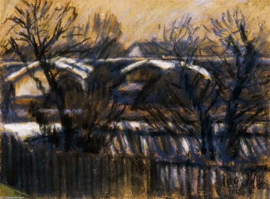 Snowy Rooftops — István Nagy