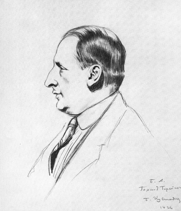 Portrait Of Boris Gorin-goriaynov — Boris Mikhailovich Kustodiev