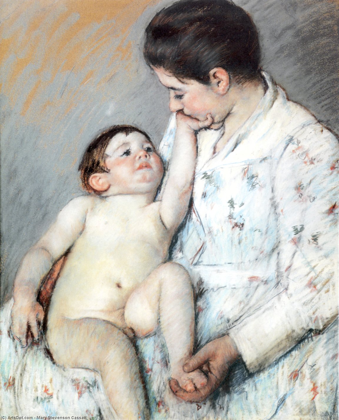 Baby`s First Cess — Mary Stevenson Cassatt