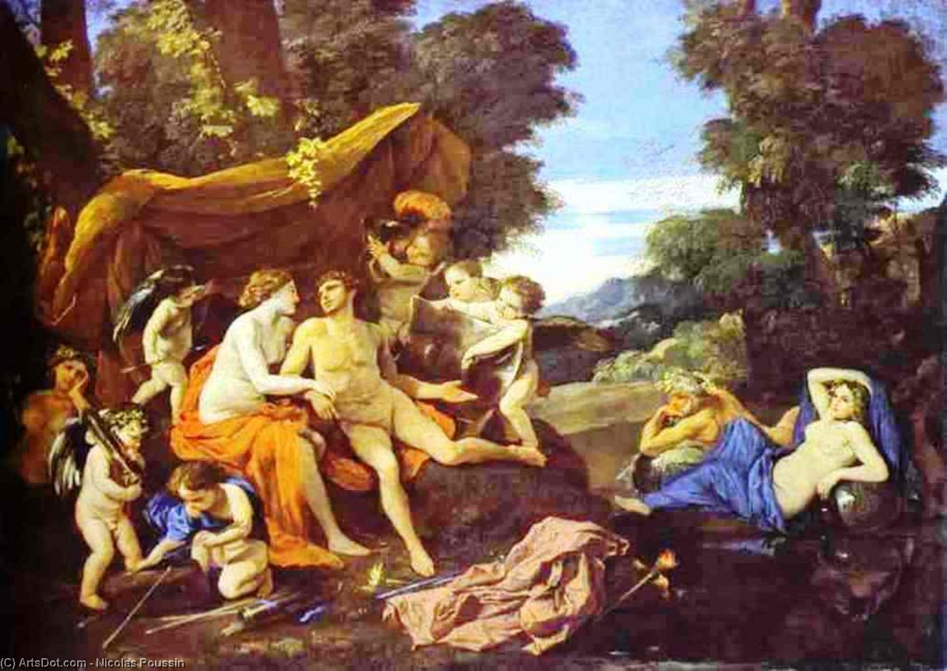Mars And Venus — Никола Пусен