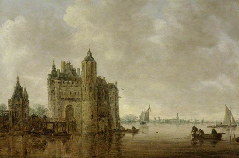 A Watergate By An Estuary — Jan Josephszoon Van Goyen