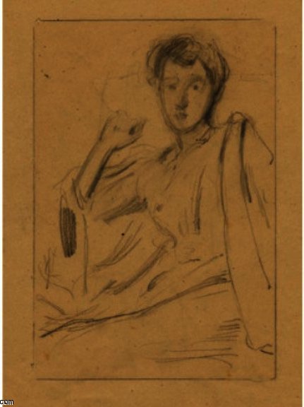 Anna Seated — Джулиан Алден Вейр