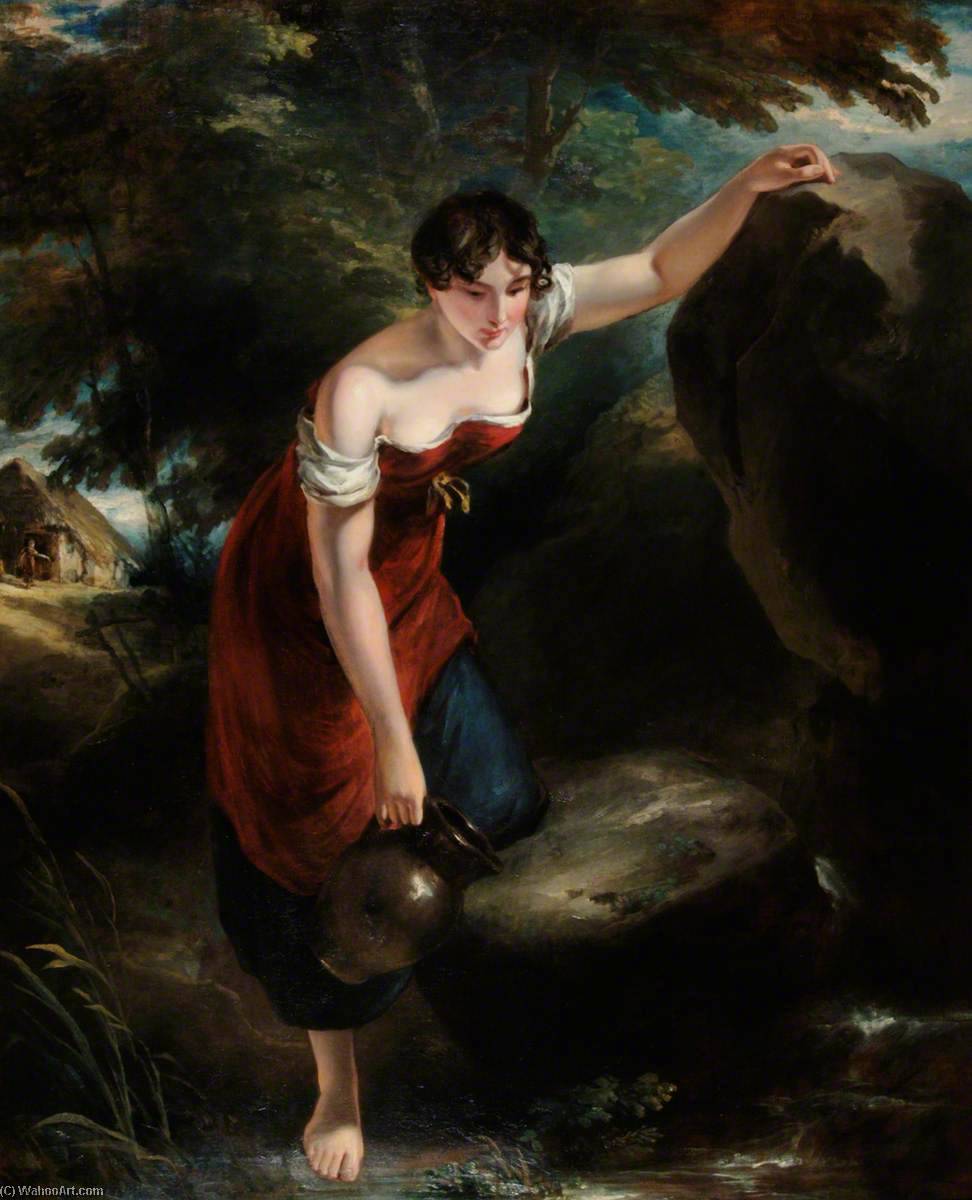 Girl At A Spring (nature's Fountain) — Henry Thomson