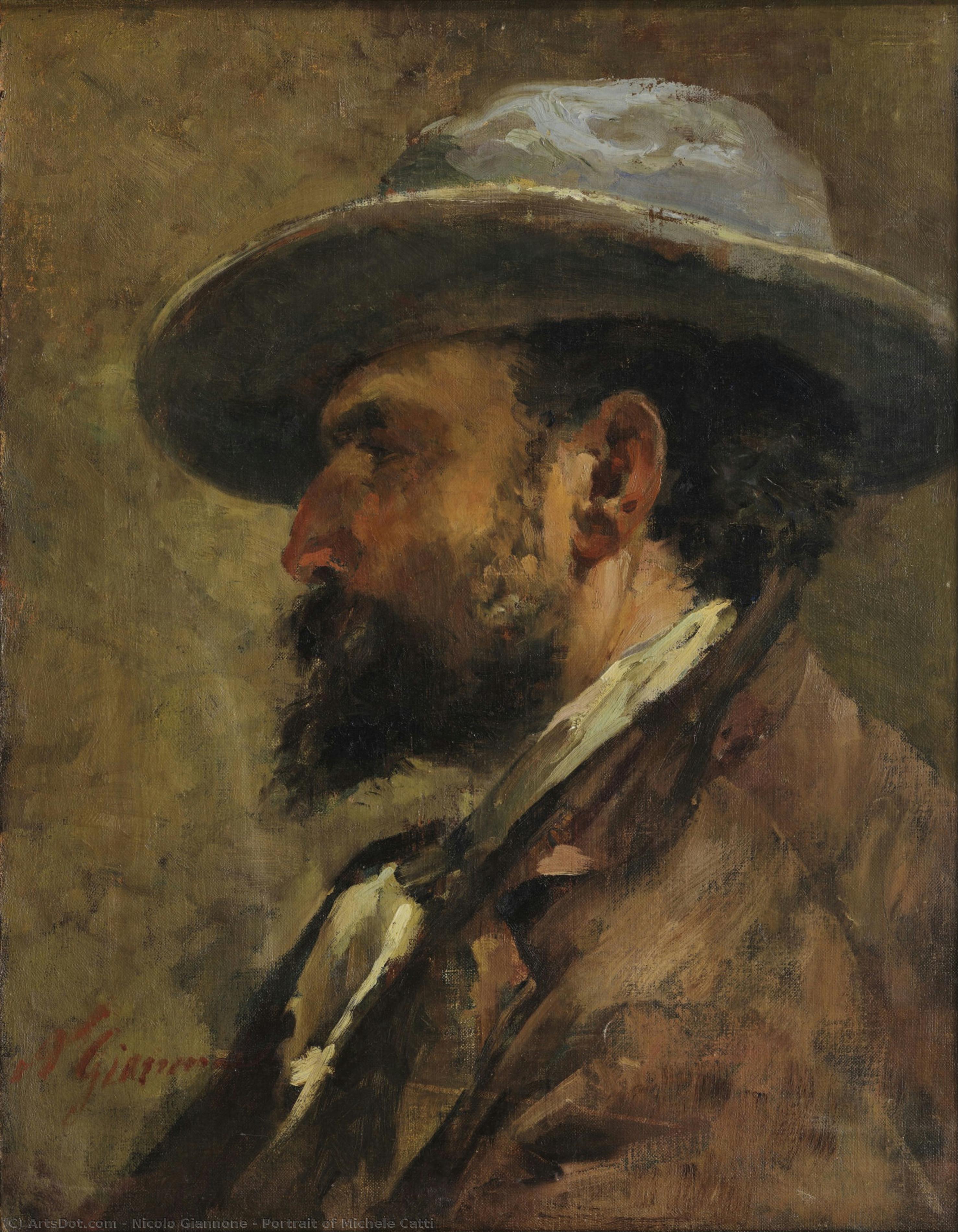 Portrait Of Michele Catti — Nicolo Giannone