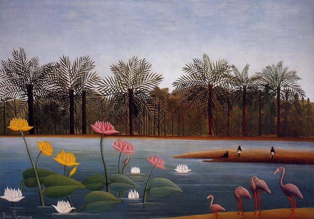 The Flamingoes — Henri Julien Félix Rousseau (le Douanier)