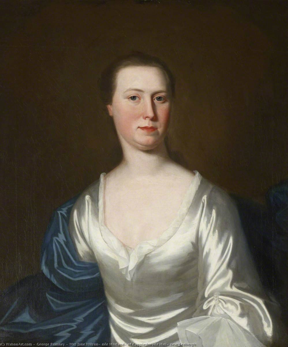 Mrs Jane Wilson, Née Morland, Of Capplethwaite Hall, Near Sedbergh — George Romney