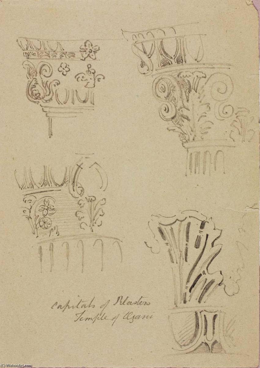 Temple Of Azani, Capitals Of Pilasters — Miner Kilbourne Kellogg