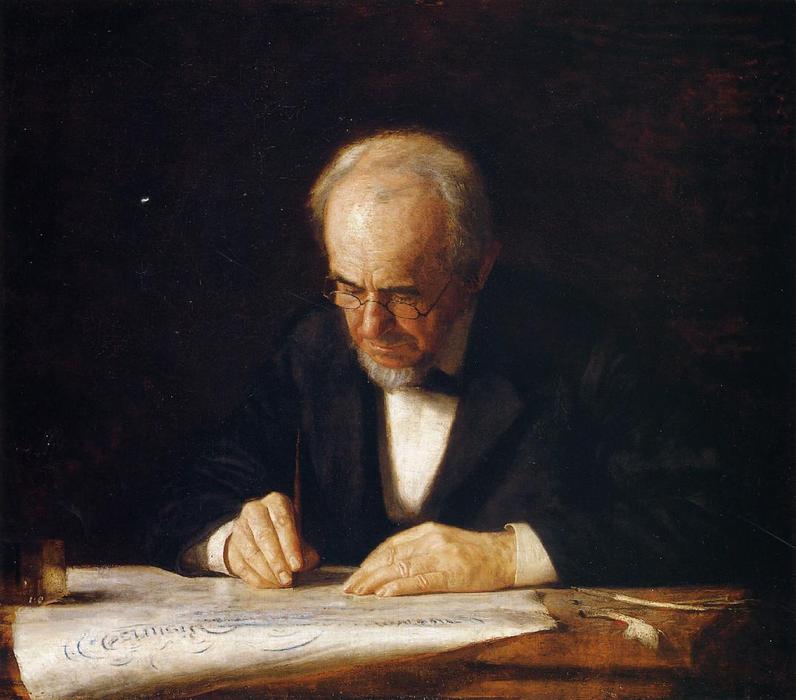 The Writing Master (benjamin Eakins) — Томас Эйкинс