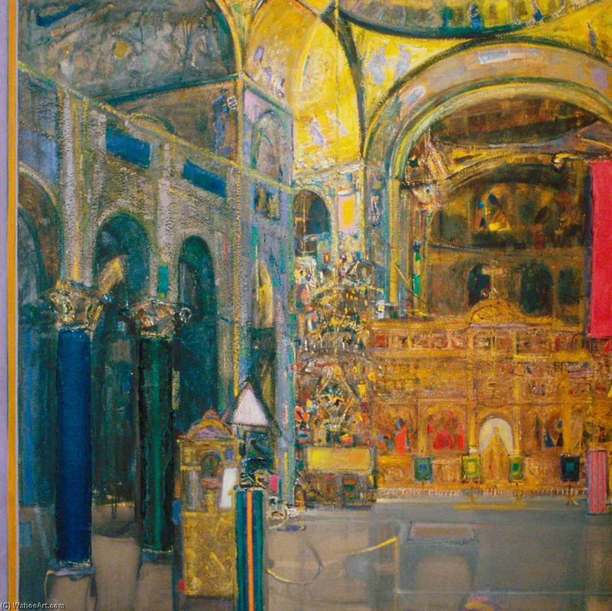 Byzantine Interior — Sir Robin Philipson