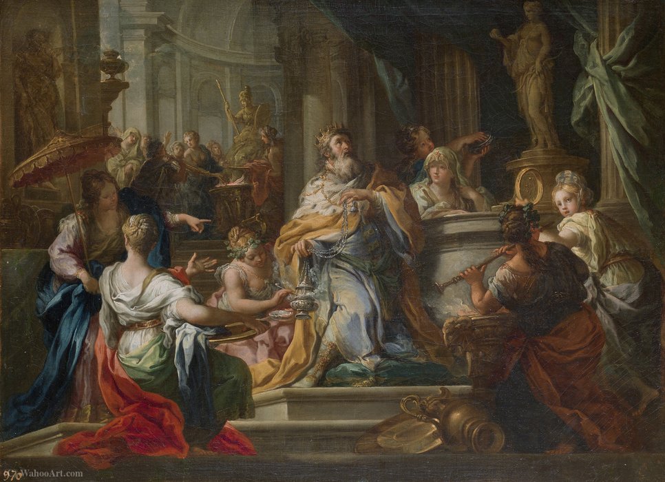 Idolatry Of Solomon — Sebastiano Conca
