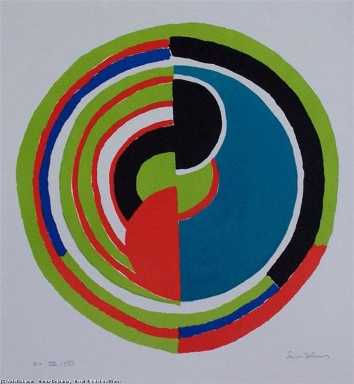 Abstract Swirl — Sonia Delaunay (sarah Ilinitchna Stern)