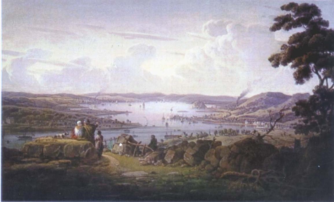 View Of Dunbarton And River Clyde — Роберт Уолтер Сальмон