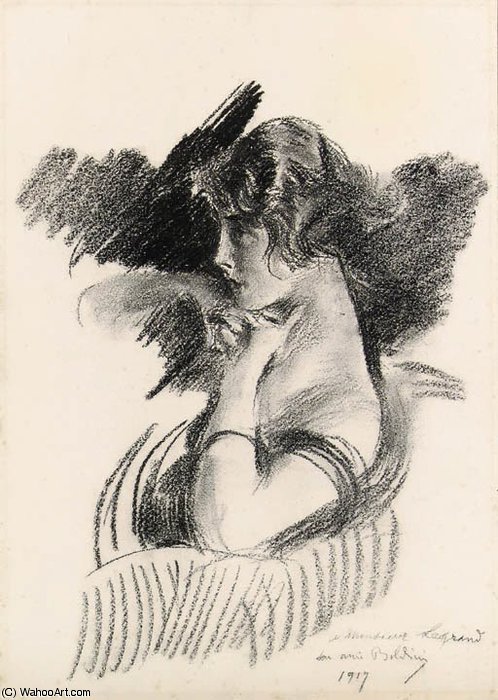Portrait Of A Girl — Giovanni Boldini