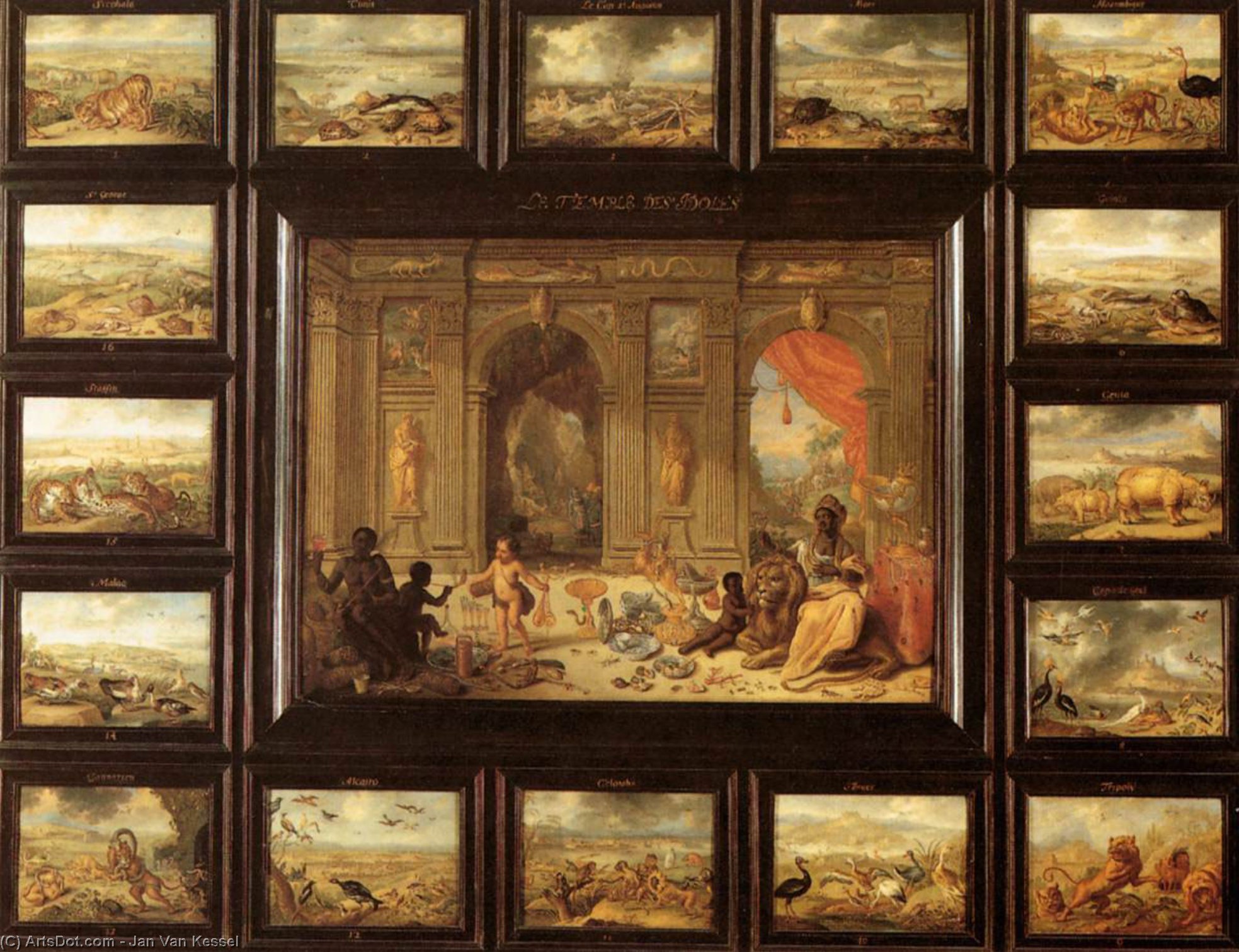 The Continent Of Africa — Jan Van Kessel