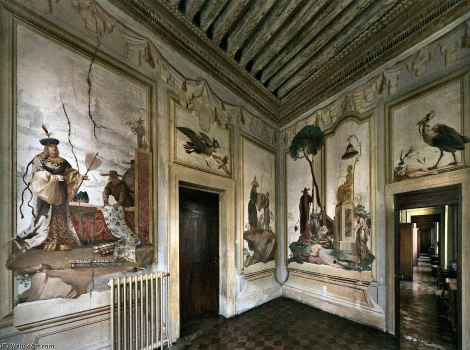View Of The Camera Cinese — Giandomenico Tiepolo