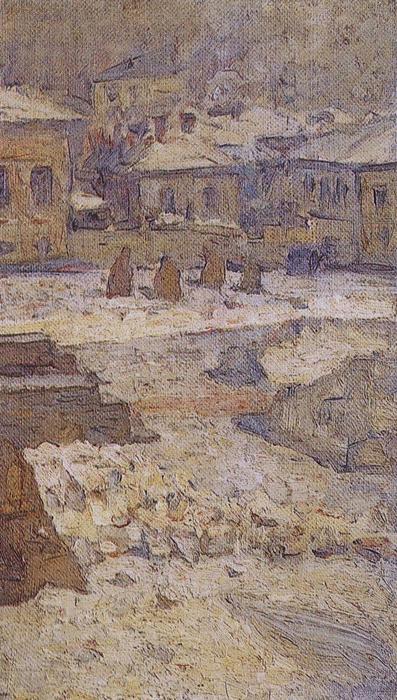 Square In Front Of The Museum Of Fine Arts In Moscow — Vasily Ivanovich Surikov