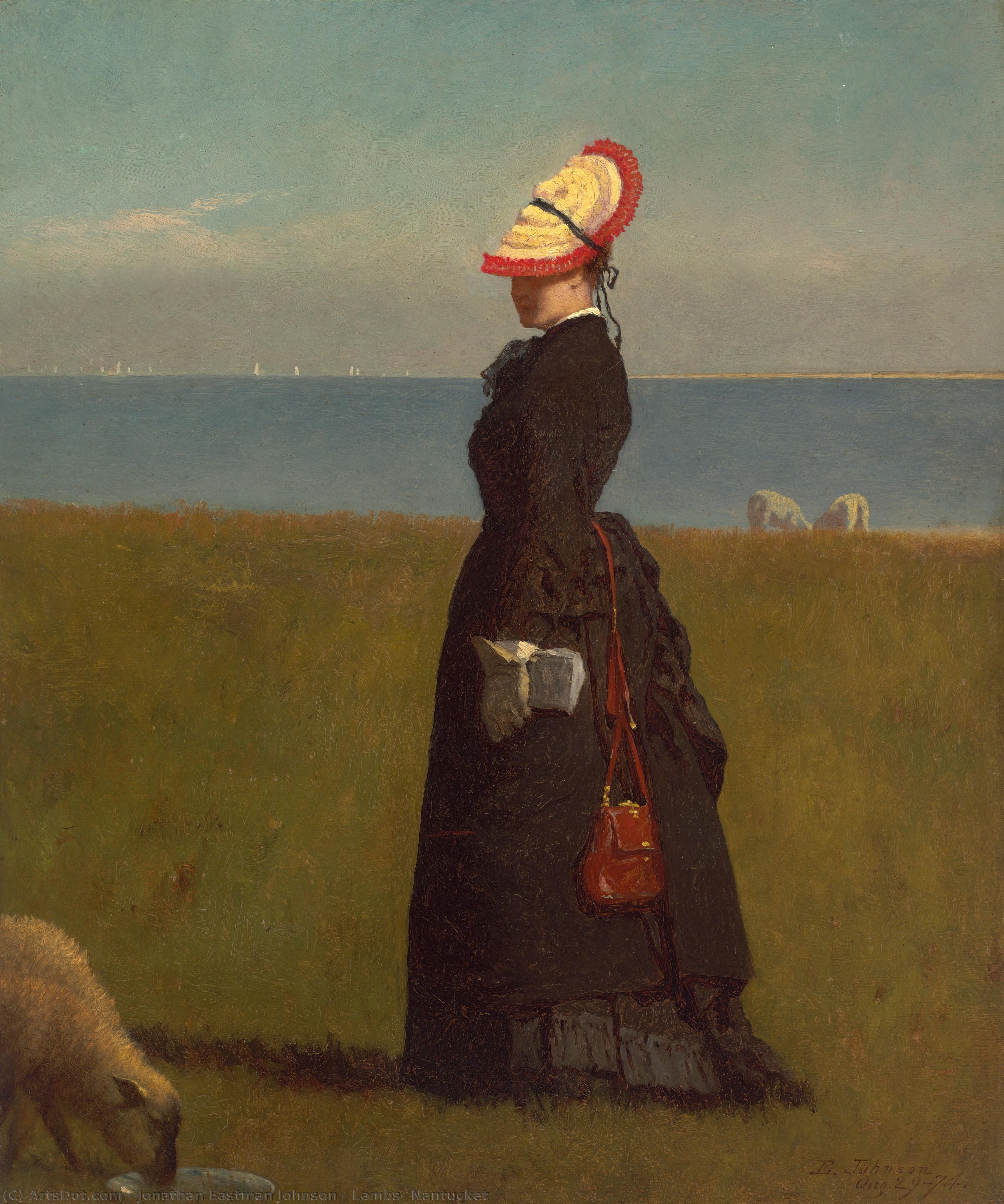 Lambs, Nantucket — Jonathan Eastman Johnson