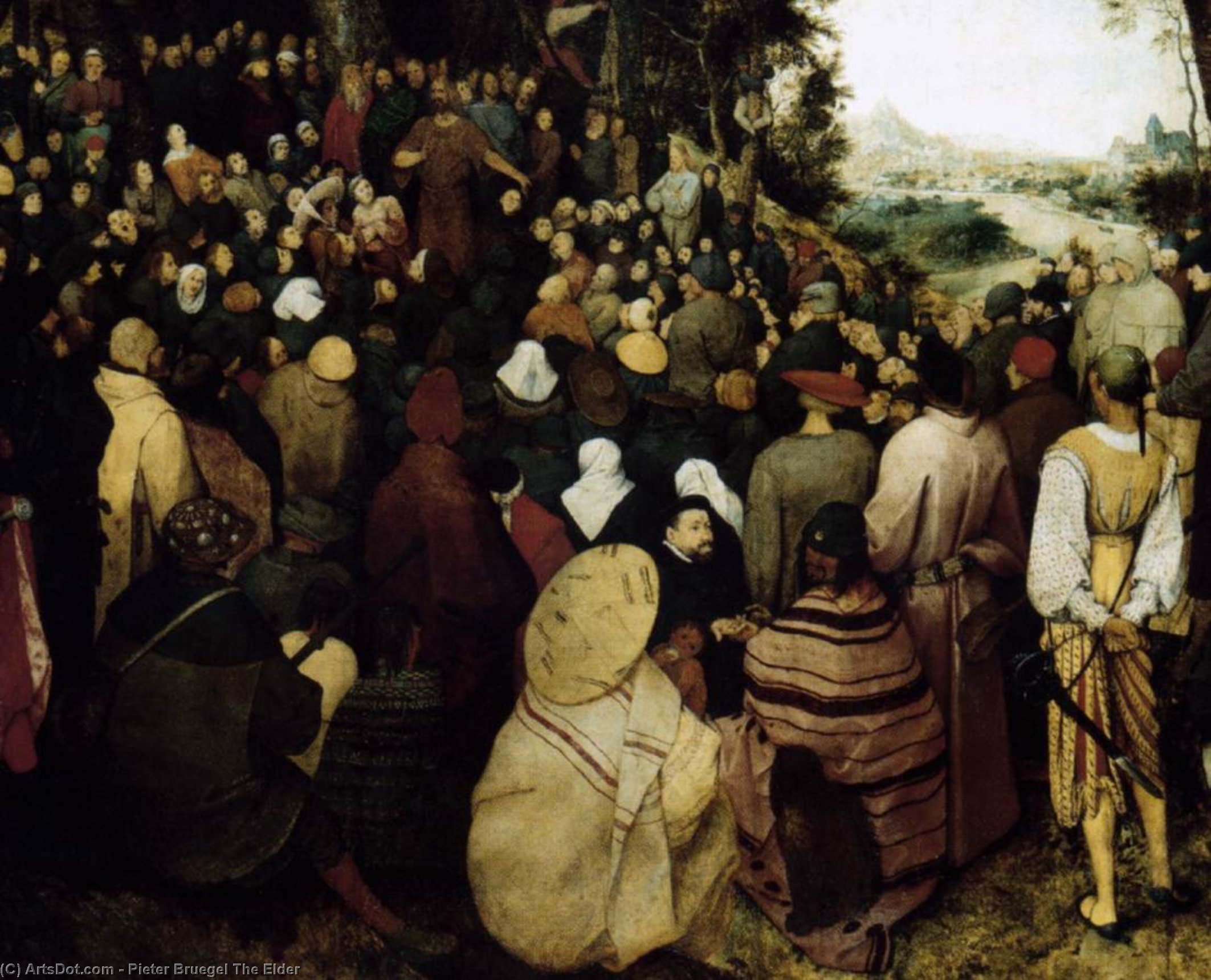 The Sermon Of St John The Baptist (detail) — Pieter Bruegel The Elder