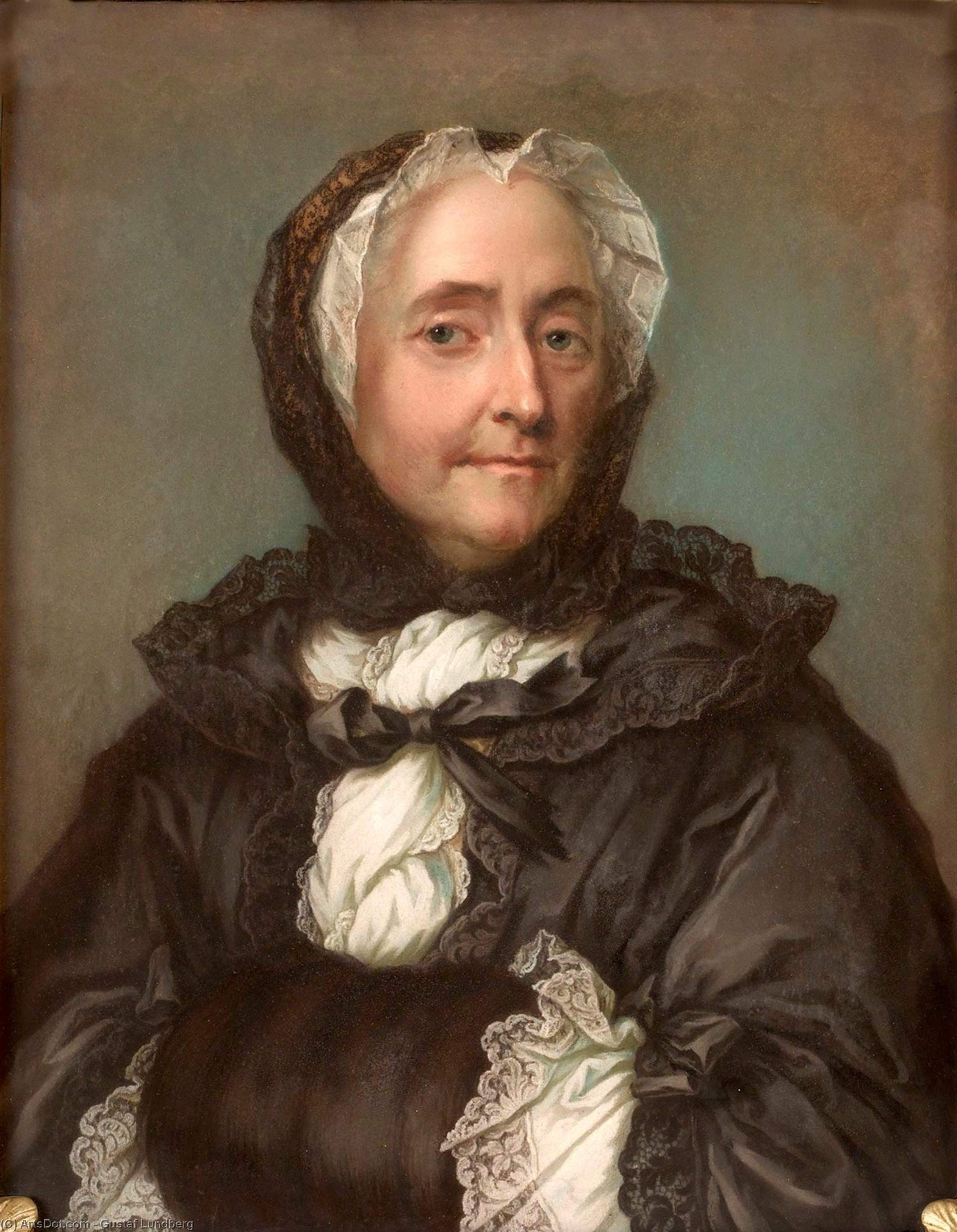 Portrait Of Kristina Sofia Sack — Gustaf Lundberg