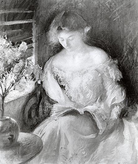 Girl, (painting) — Edmund Charles Tarbell